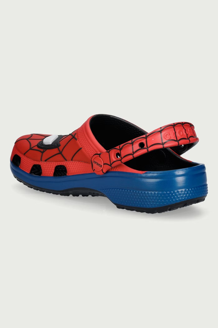 Obuwie Crocs Klapki męskie Classic Spiderman Clog 213518.90H czerwony