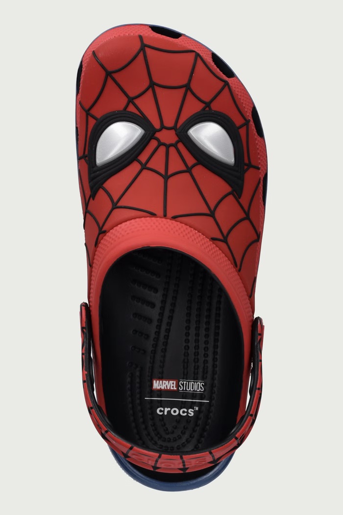 Klapki męskie Classic Spiderman Clog Crocs 213518.90H czerwony
