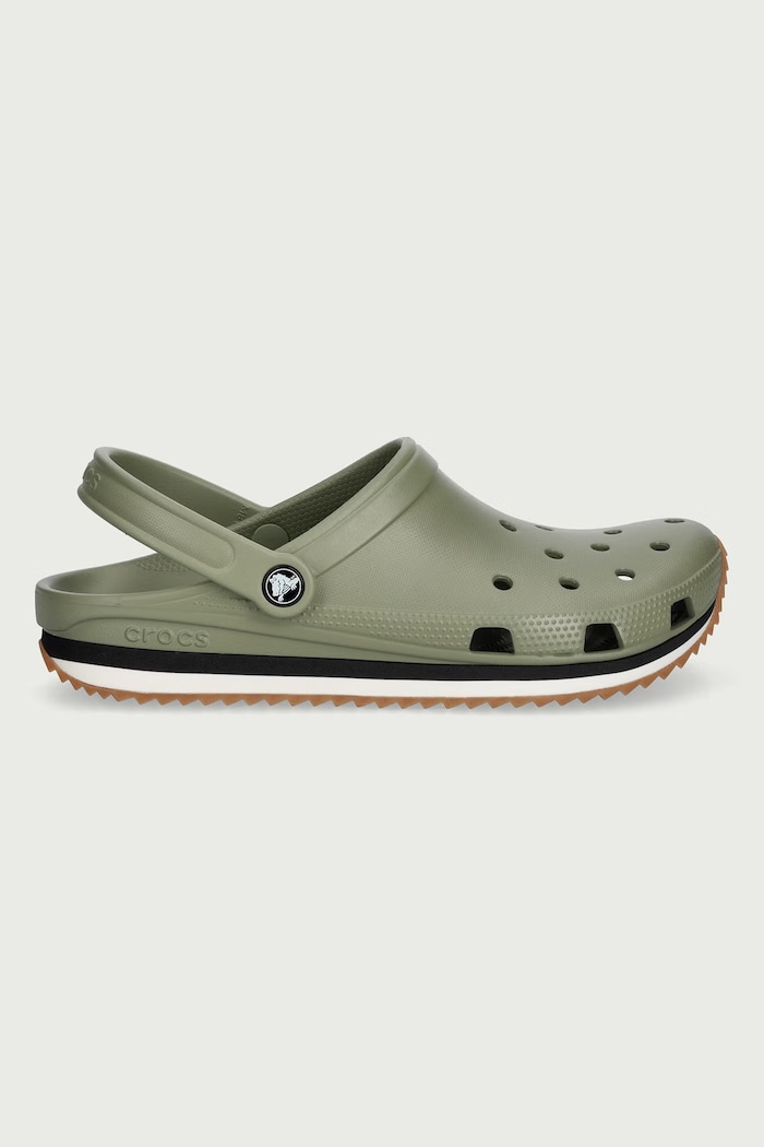 Crocs Klapki mules męskie Classic Retro Runner Clog 212831.3BX zielony AW26