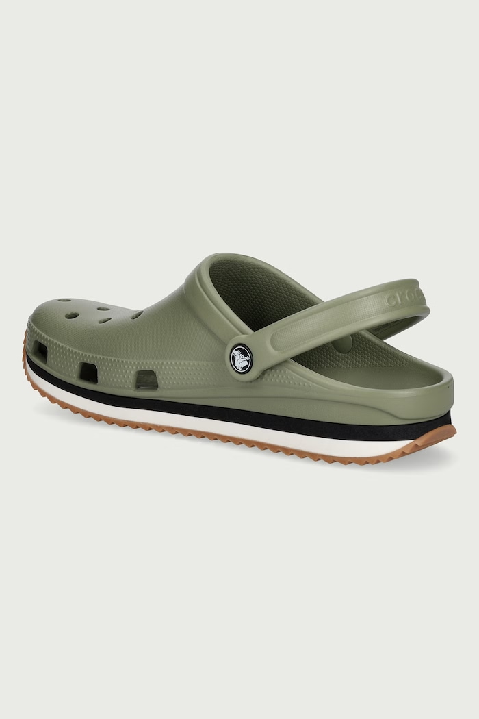 Obuwie Crocs Klapki mules męskie Classic Retro Runner Clog 212831.3BX zielony