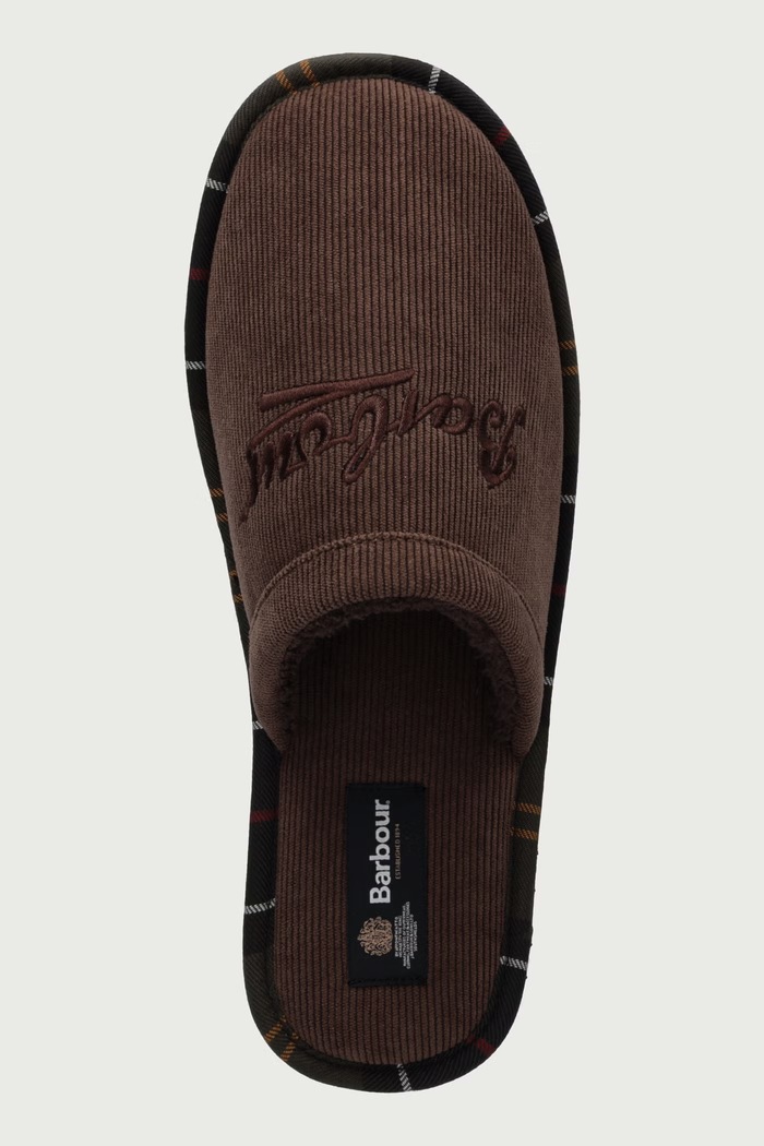 Kapcie męskie Everlee Barbour MSL0032BR71 brązowy