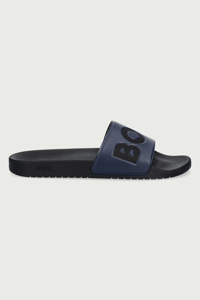 BOSS Pantofle pánské Aryeh 50536835.406 námořnická modř AW26