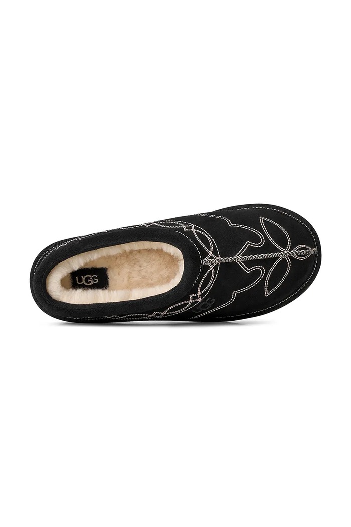 Παντόφλες Ανδρικές σουέτ M Tasman Western UGG μαύρο 1182262.BLK