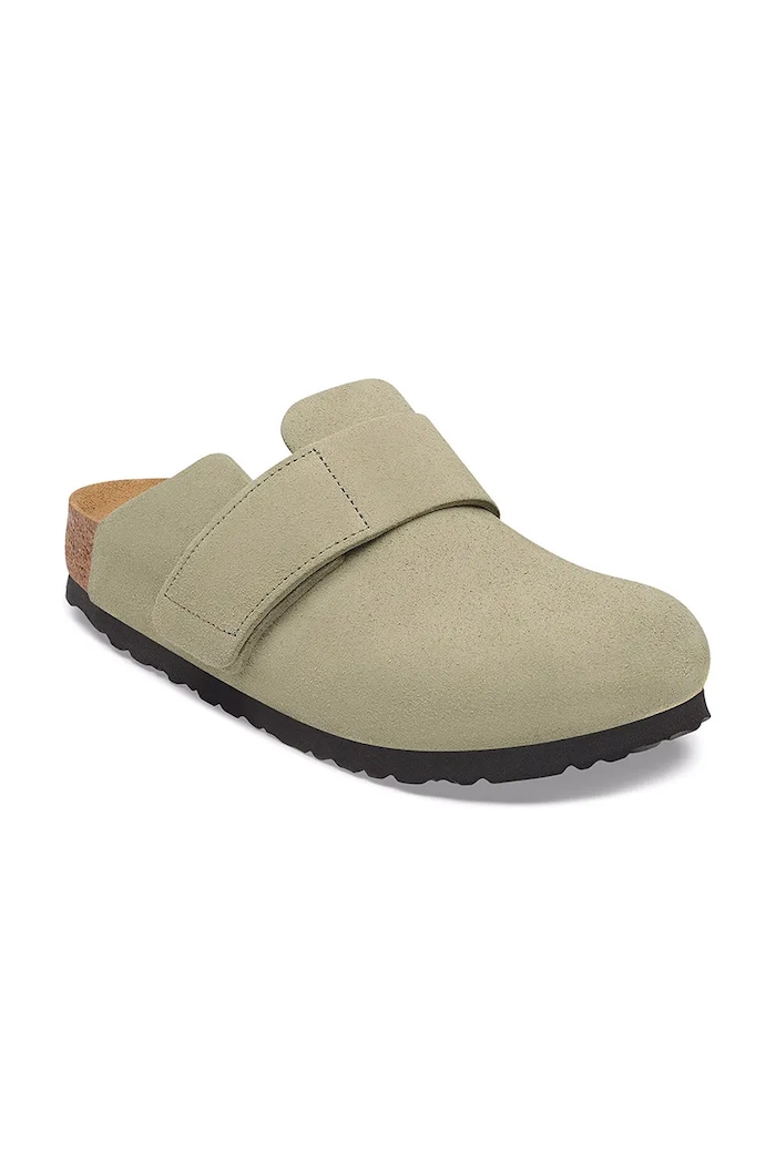 Birkenstock Loma LEVE slides mules men's suede 1032422 green AW26