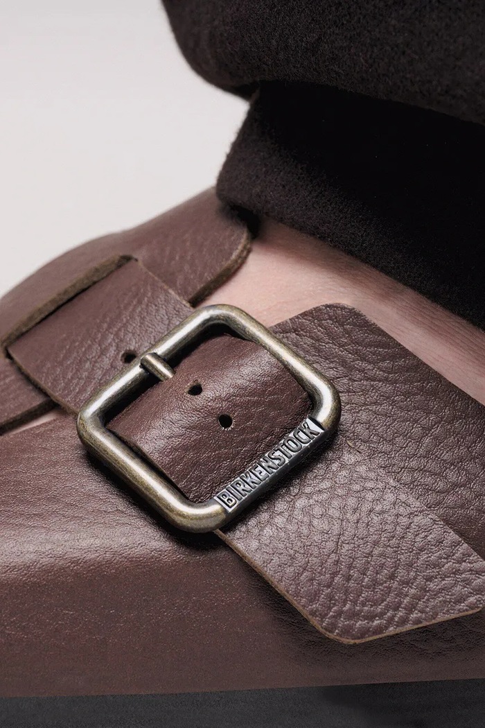 Birkenstock Boston WB LE šľapky mules pánske kožené 1030712