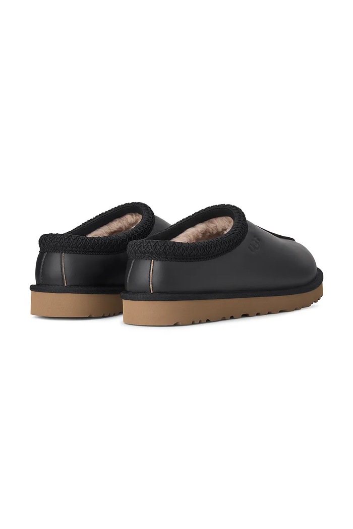 Obuv UGG Papuče pánske kožené M Tasman Contrast 1183350.BKMP čierna
