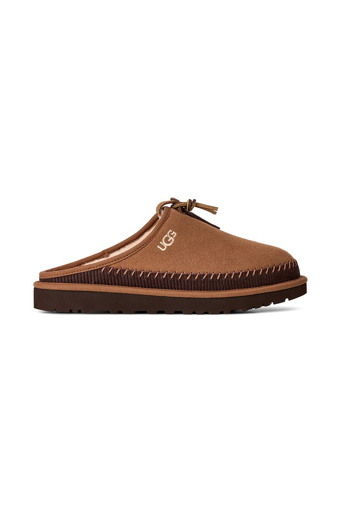 UGG Papuče za muškarce od kože M Classic Heritage Slip-On smeđa 1180477.CHE