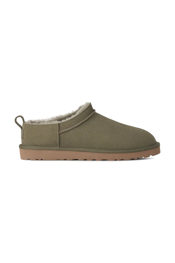 UGG Papuče pánske semišové M Classic Micro zelená 1180190.BTOL