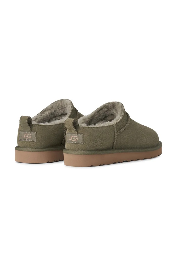 Obuv UGG Papuče pánske semišové M Classic Micro 1180190.BTOL zelená