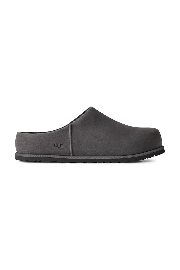 UGG пантофи мъжки от набук M Otzo Clog сив 1175209.DGRY