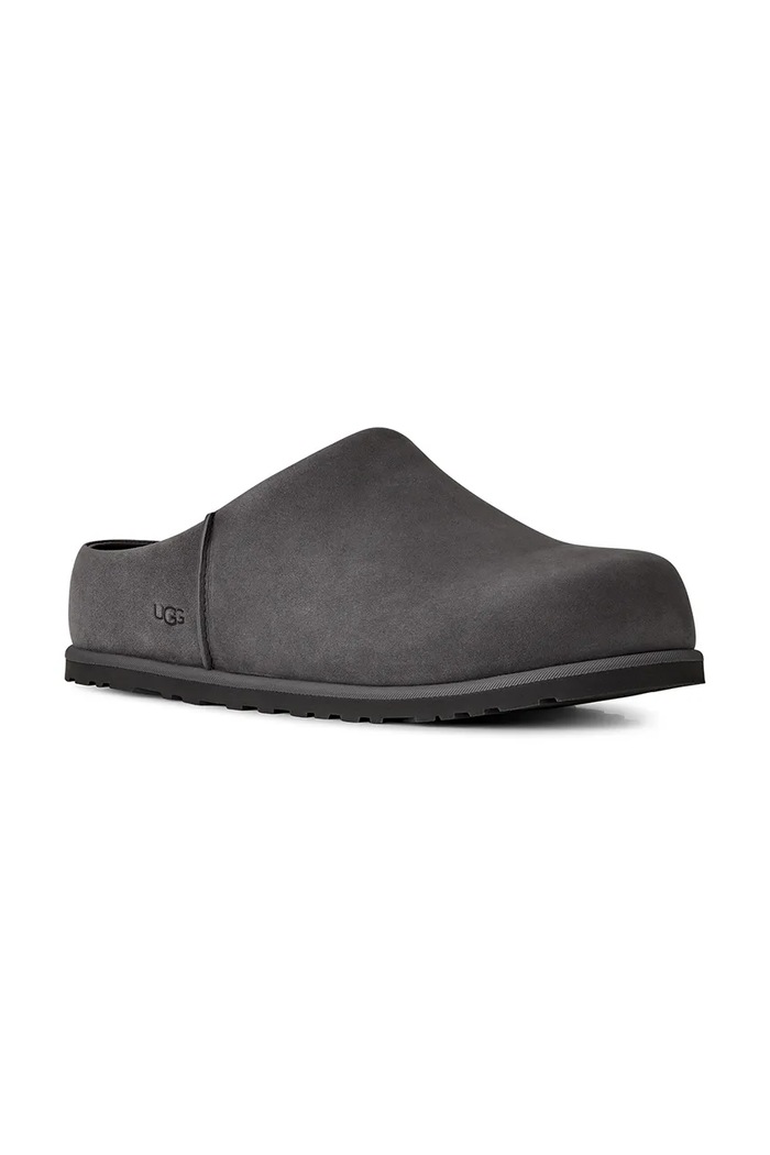 UGG пантофи мъжки от набук M Otzo Clog 1175209.DGRY сив AW26