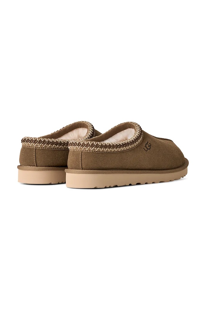 Обувки UGG пантофи мъжки от велур M Tasman II 1174671.LBNZ кафяв