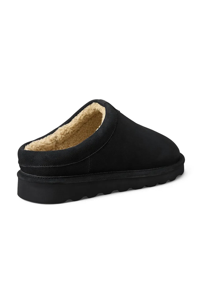 Obuća Polo Ralph Lauren Papuče za muškarce od brušene kože Reade Clog 843P18863001.001 crna
