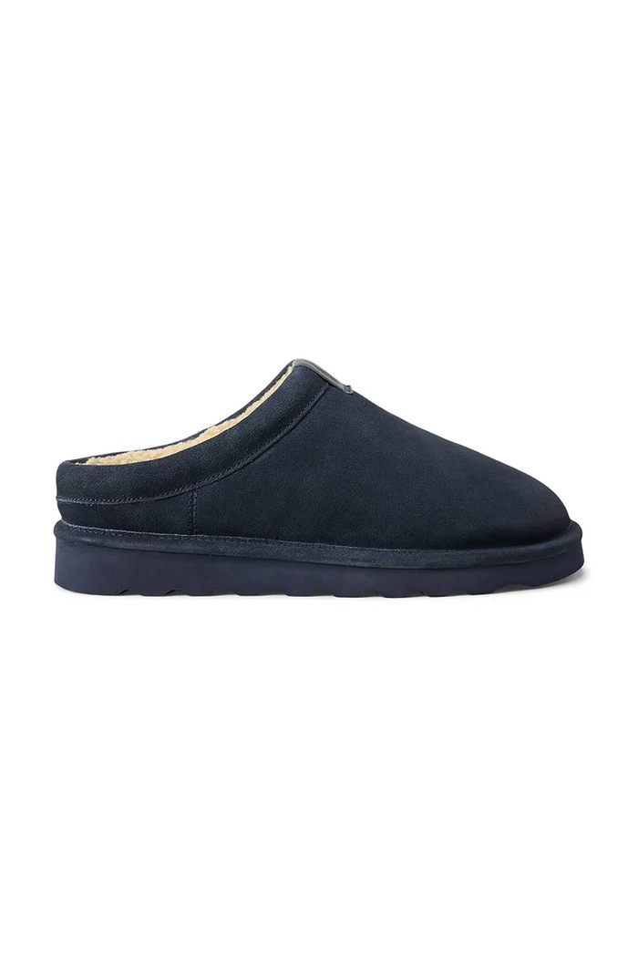 Polo Ralph Lauren Пантофи мъжки от велур Reade Clog тъмносин 843P18863002.410