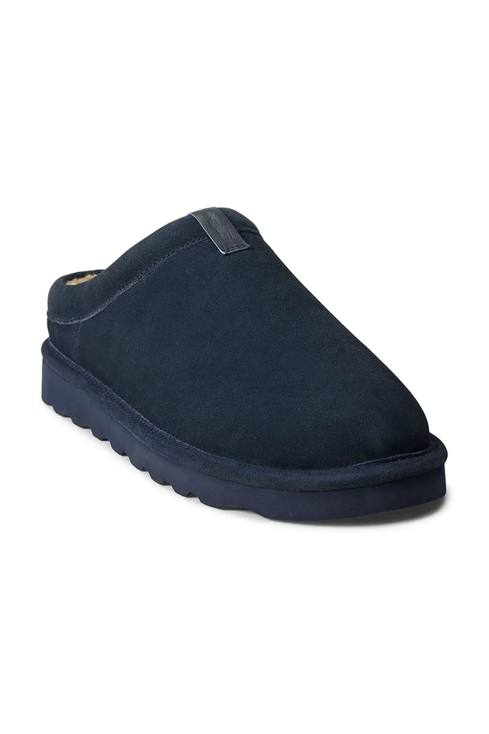 Polo Ralph Lauren Пантофи мъжки от велур Reade Clog 843P18863002.410 тъмносин AW26