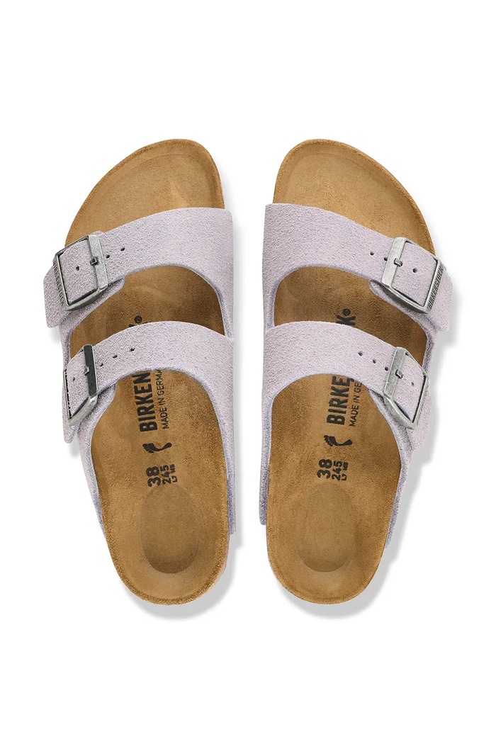 Παπούτσια Birkenstock σαγιονάρες Ανδρικές σουέτ Arizona Suede Leather 1032723 μωβ