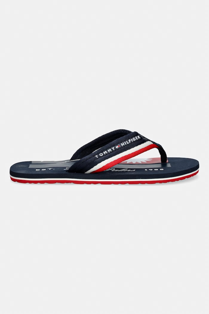 Tommy Hilfiger japonki męskie PATCH PRINT HIFIGER BEACH SANDAL FM0FM05903 granatowy AW26