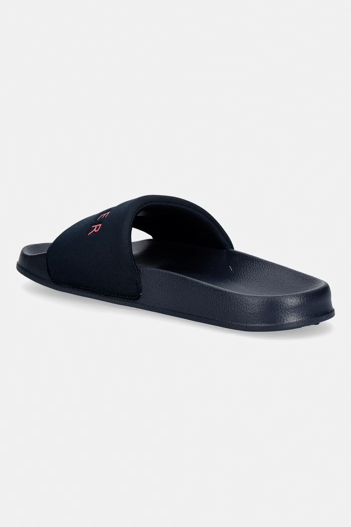 Obutev Tommy Hilfiger natikači moški HILIFGER NEOPRENE POOL SLIDE FM0FM05898 mornarsko modra
