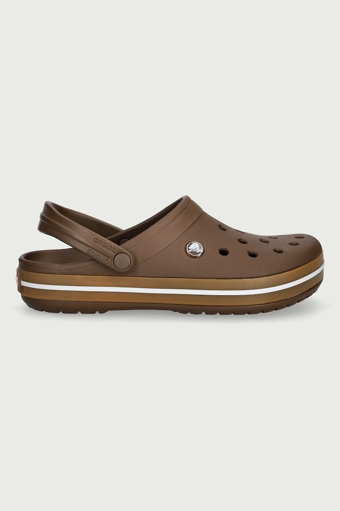 Crocs Klapki mules Crocband Gum Clog 212756.2PO brązowy AW26