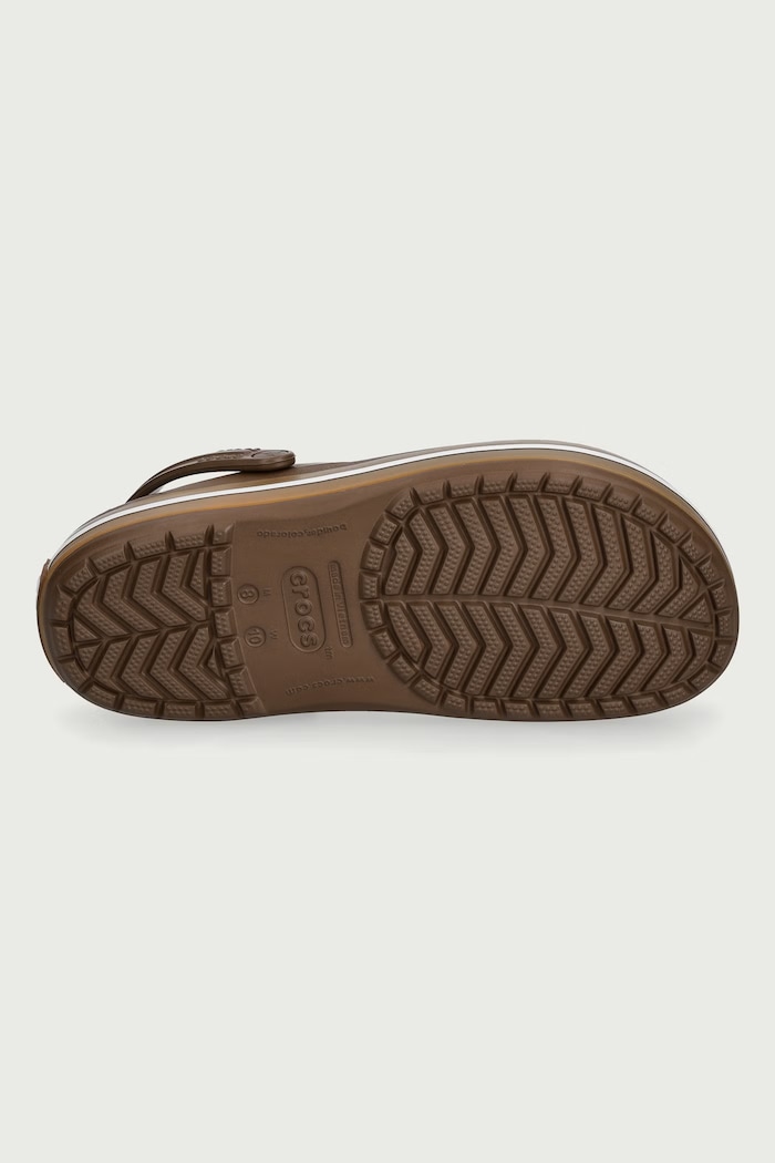 Klapki mules Crocband Gum Clog Crocs brązowy 212756.2PO