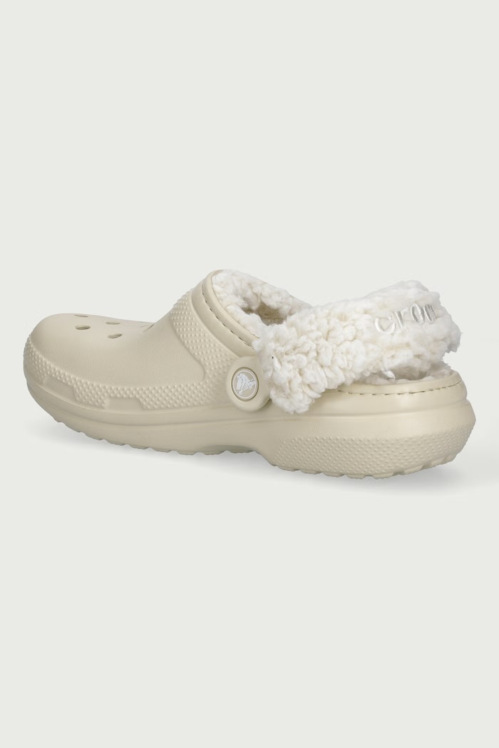 Obuwie Crocs Kapcie Classic Fleece 211396.2Y2 beżowy