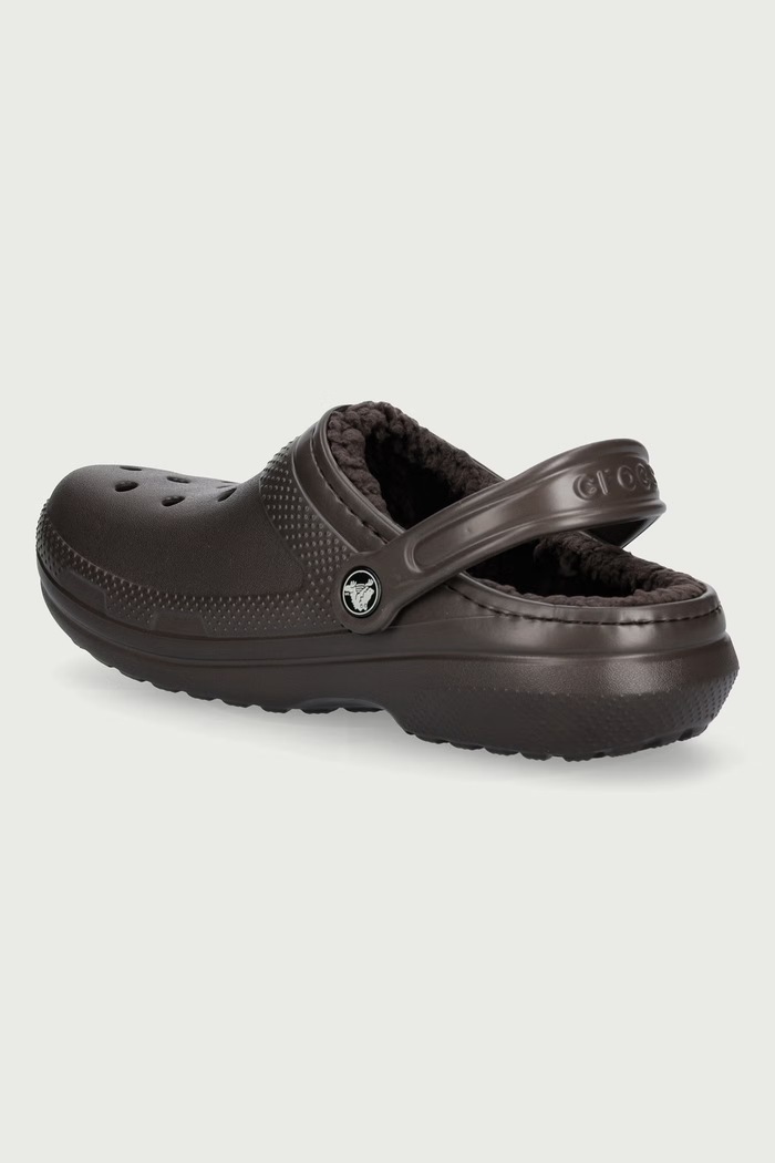 Obuwie Crocs Kapcie Classic Lined Clog 203591.206 brązowy