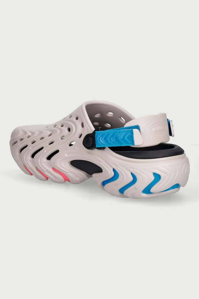 Obuwie Crocs Klapki Echo II Clog 212810.2QD beżowy