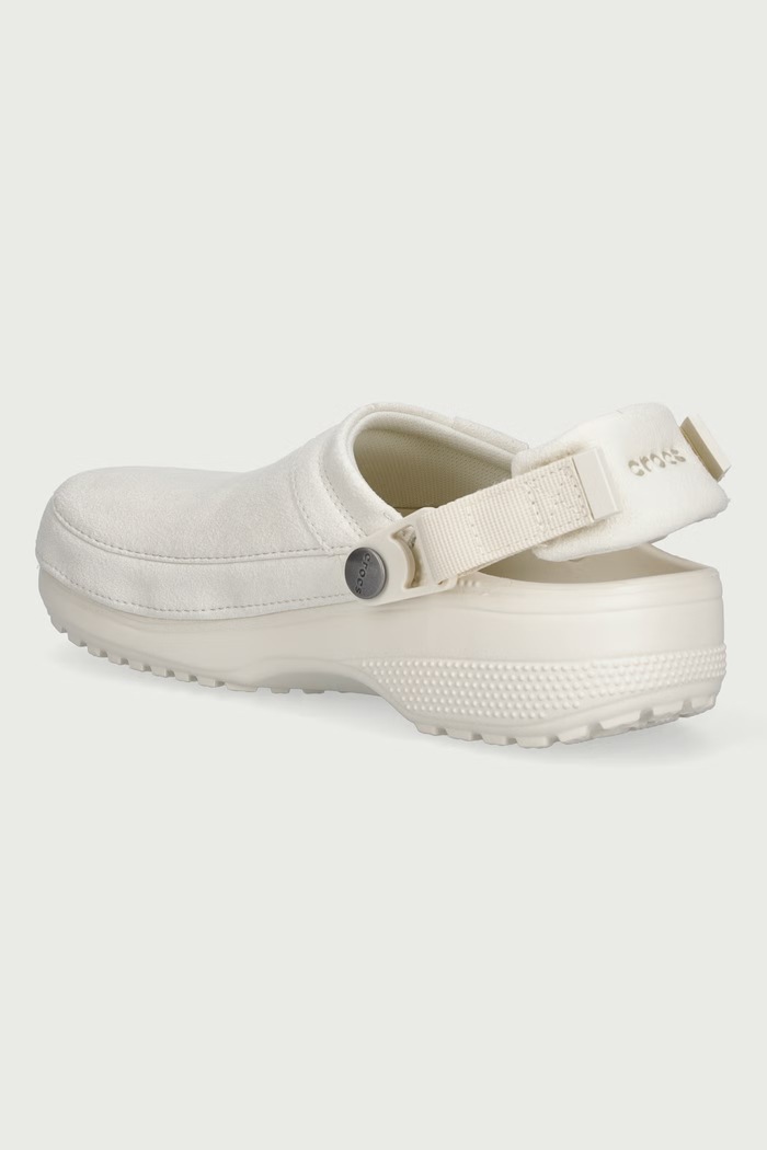 Obuwie Crocs Klapki Classic Crafted Vegan Suede Clog 211930.2MD beżowy
