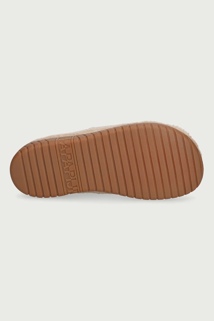 Kapcie F6NOREG02 Napapijri beżowy NP0A8ACTN7C1