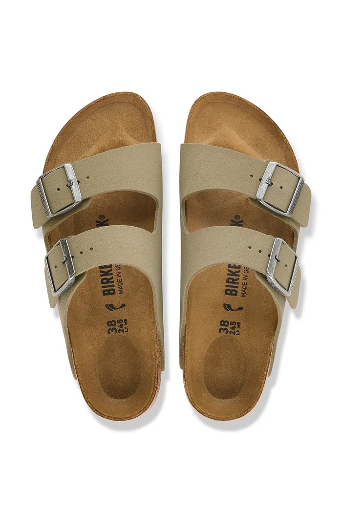 Obuwie Birkenstock klapki Arizona Birko-Flor 1032830 zielony