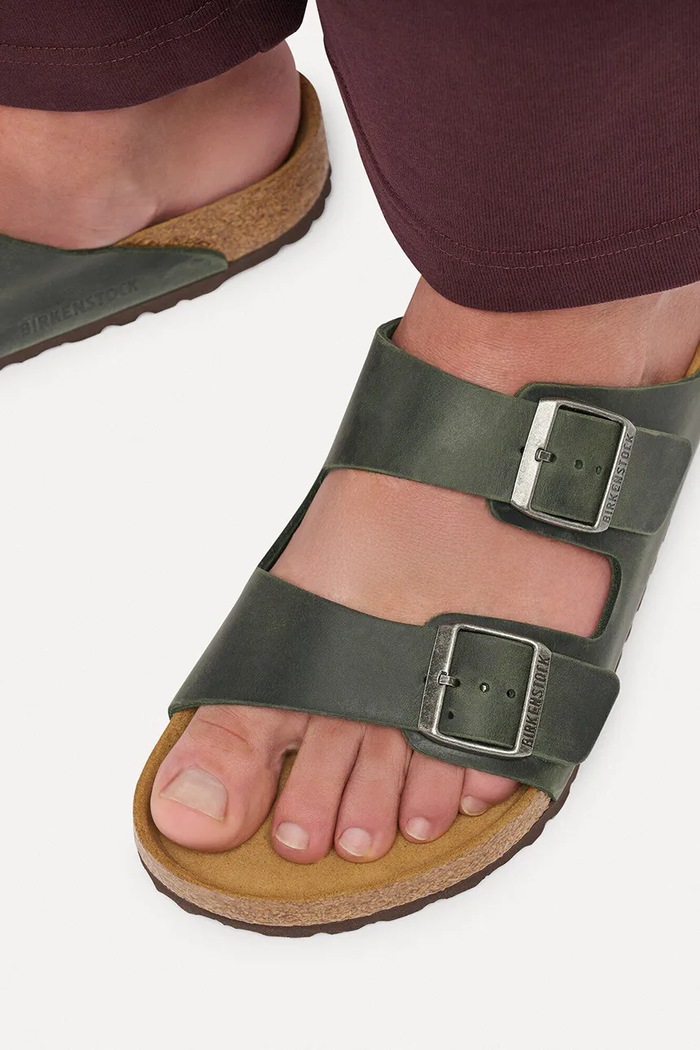 Birkenstock šľapky kožené Arizona Oiled Leather 1032783