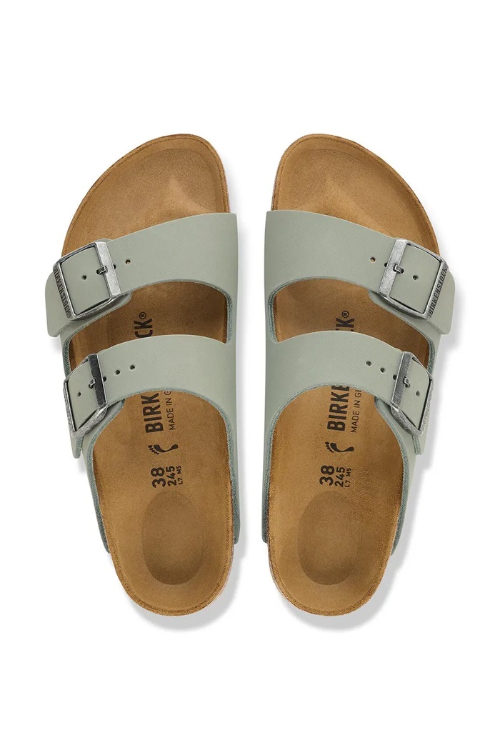 Birkenstock šľapky kožené Arizona Oiled Leather 1032778 tyrkysová