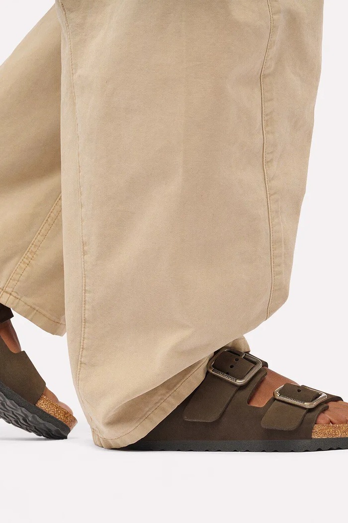 Birkenstock klapki nubukowe Arizona Wire Buckle Nubuck Leather 1032761