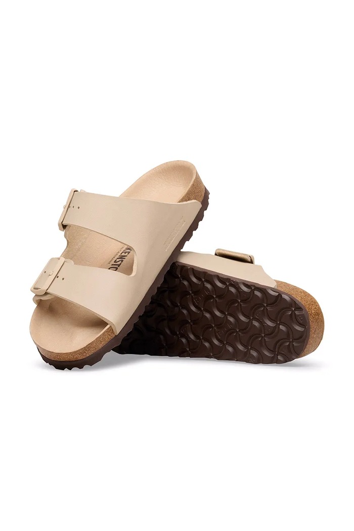 Birkenstock шльопанці Arizona Birko-Flor бежевий 1031486