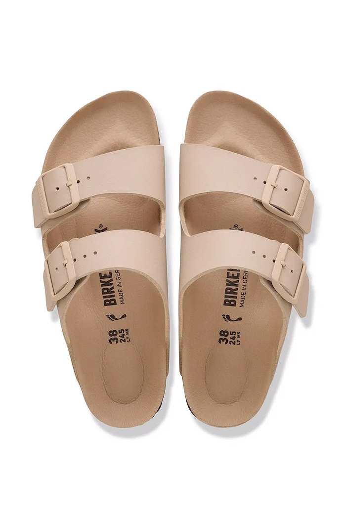 Birkenstock шльопанці Arizona Birko-Flor 1031486 бежевий