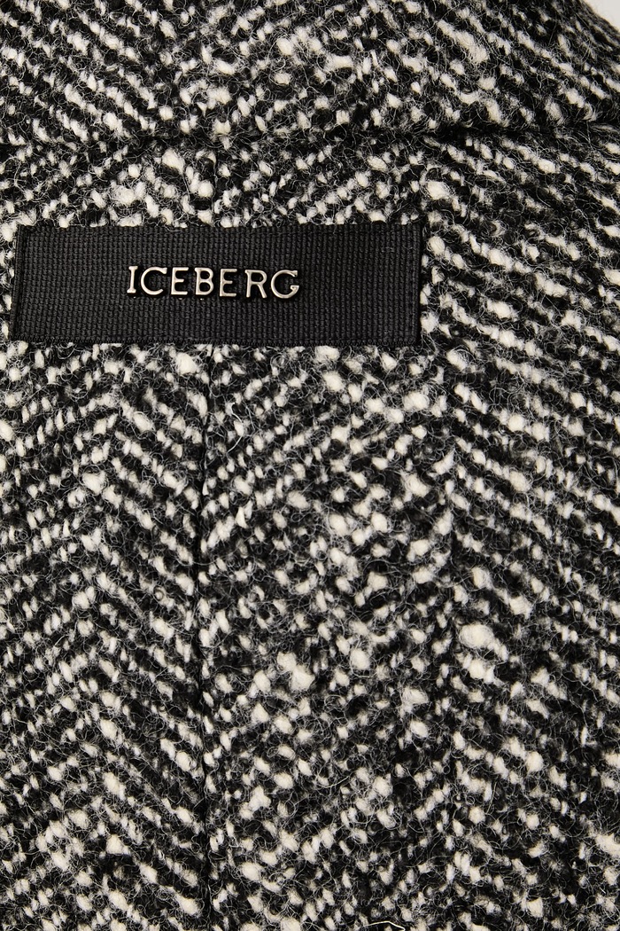 Iceberg Płaszcz damski z wełną N011.3108