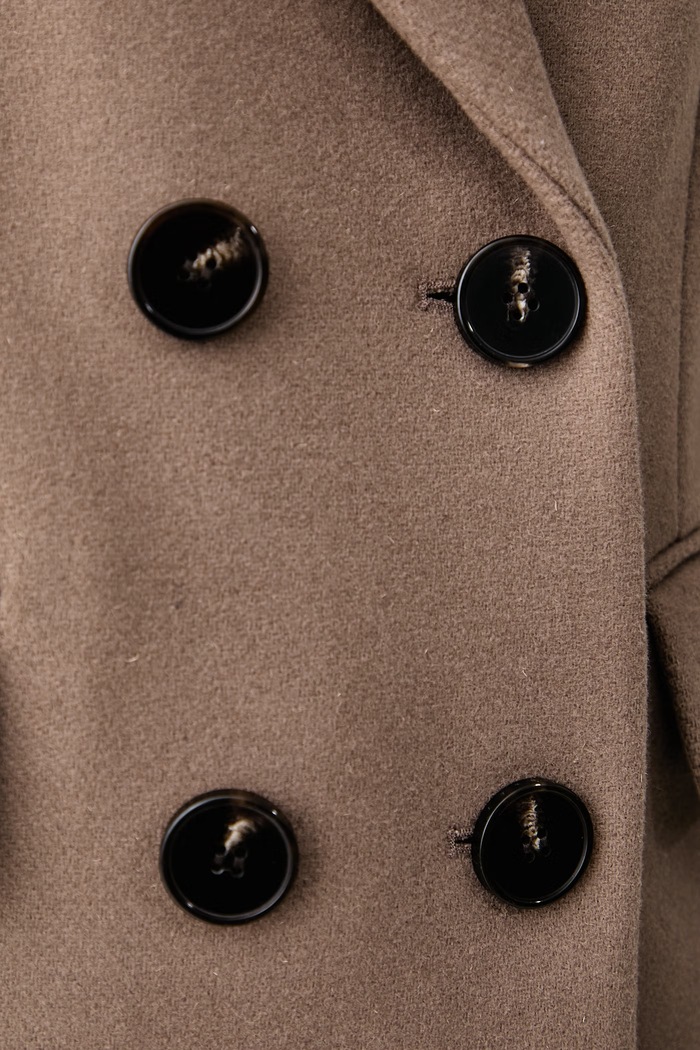 Cappotto da donna con misto lana Sisley beige 2EGQLN07L