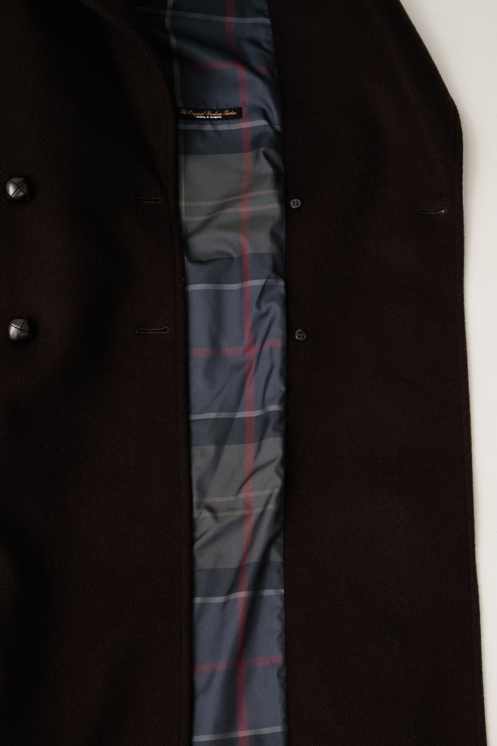 Barbour Vivian płaszcz z wełną damski LWO0262BR71