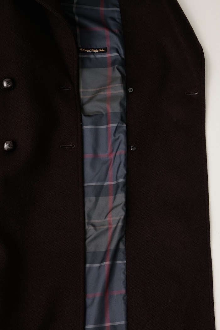Barbour Vivian płaszcz z wełną damski LWO0262BR71