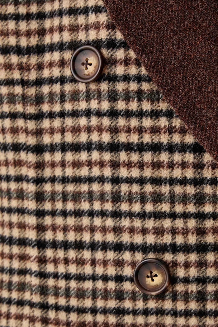 Płaszcz damski wełniany rag & bone beżowy RAEK26F0MOW
