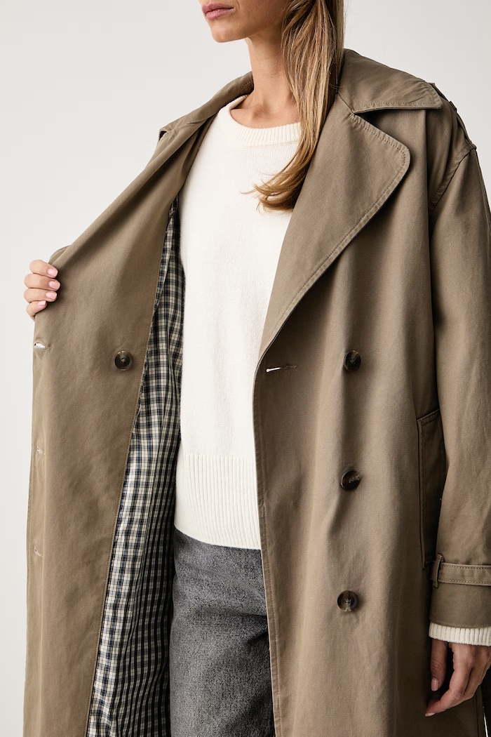 Levi's Trencz damski bawełniany SERENA LONG TRENCH 006RW