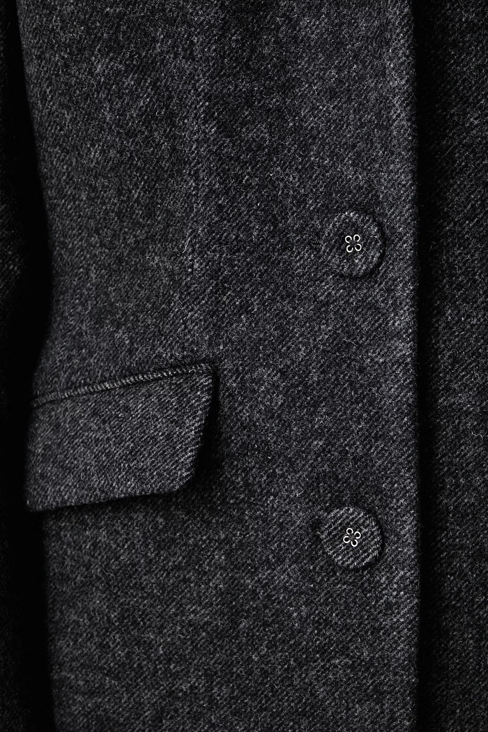 GANNI Peacoat płaszcz z wełną damski A1120012