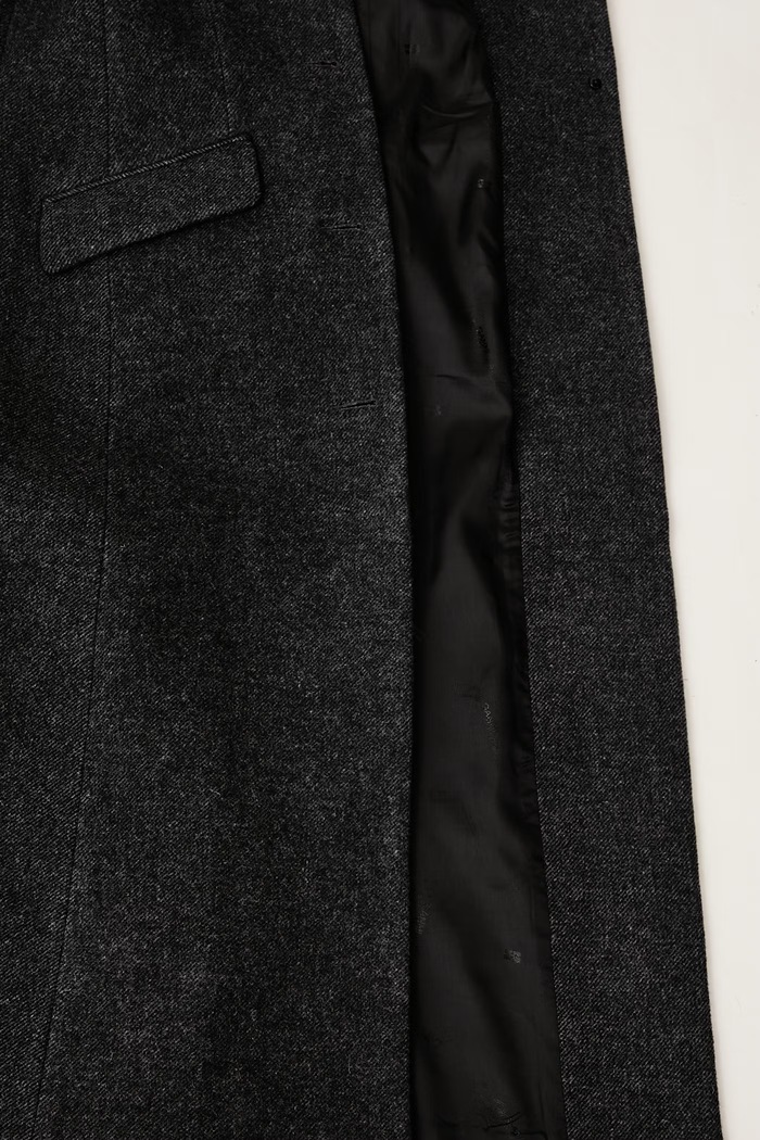 GANNI Peacoat płaszcz z wełną damski A1120012