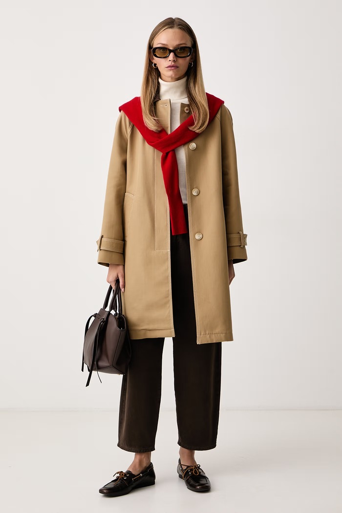 Max&Co. Płaszcz damski PRIMO 2626026013200 brązowy AW26