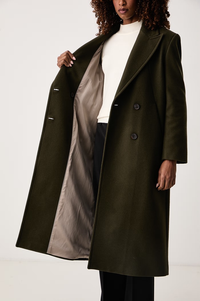 Max&Co. Elegancki płaszcz damski z wełną PALO 2626016044200