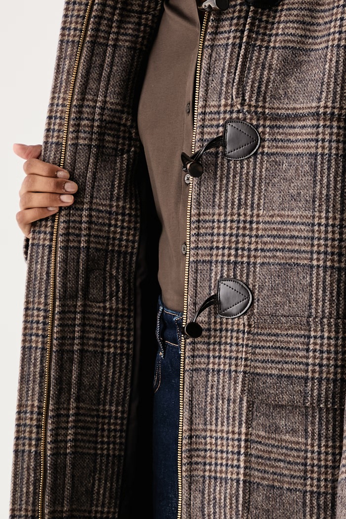 Barbour Płaszcz damski z wełną Melody LWO0269