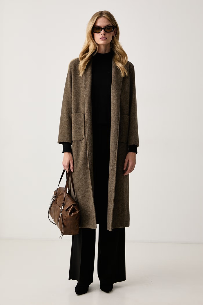 Marella Plášť dámsky Emme by Marella 2625906012200 hnedá AW26