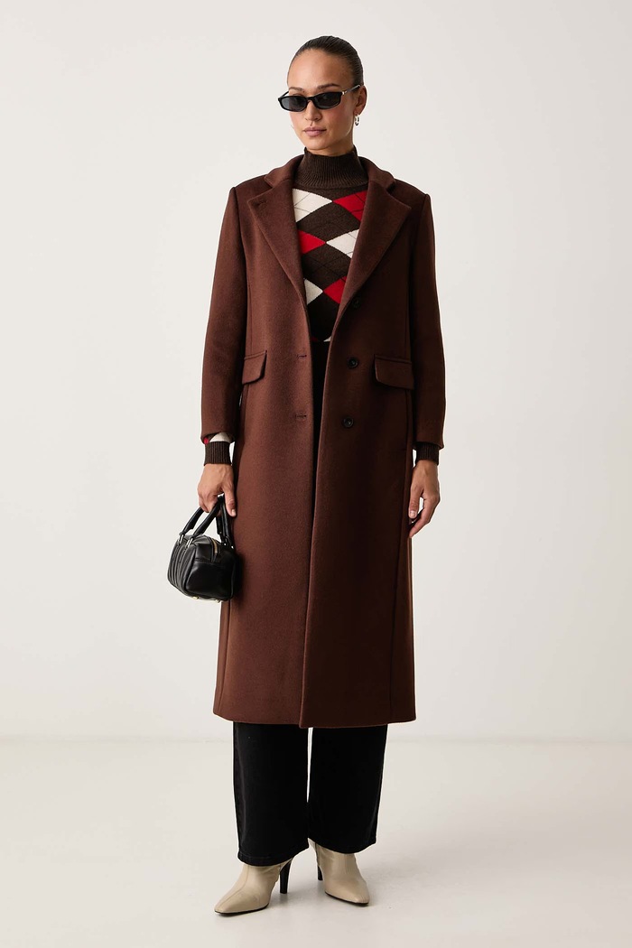 Marella Plašč ženski volnen MLLOVATTA 2623016132200 rjava AW26