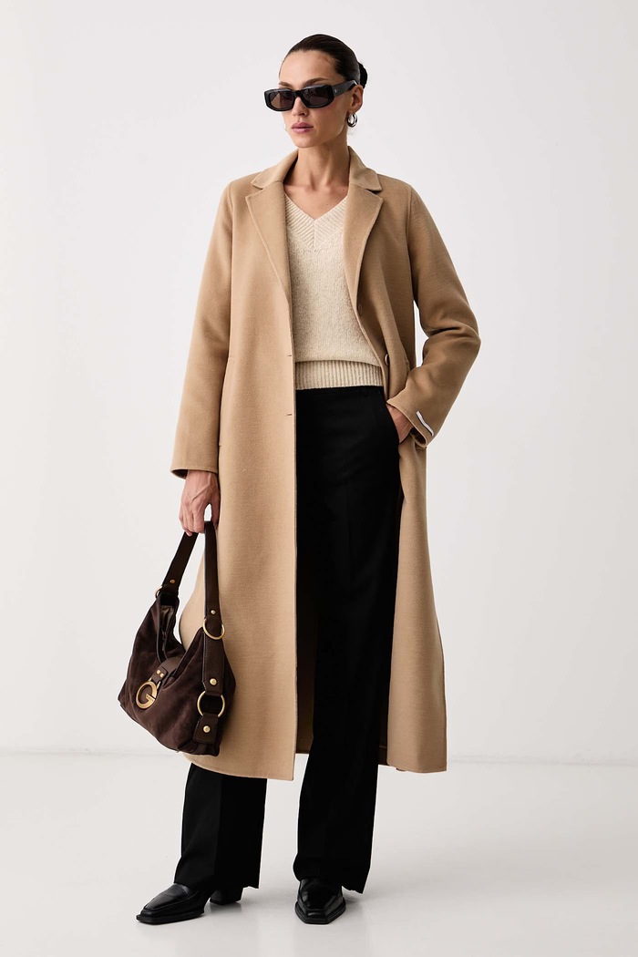 Marella Kabát dámský Emme by Marella 2625016031200 béžová AW26