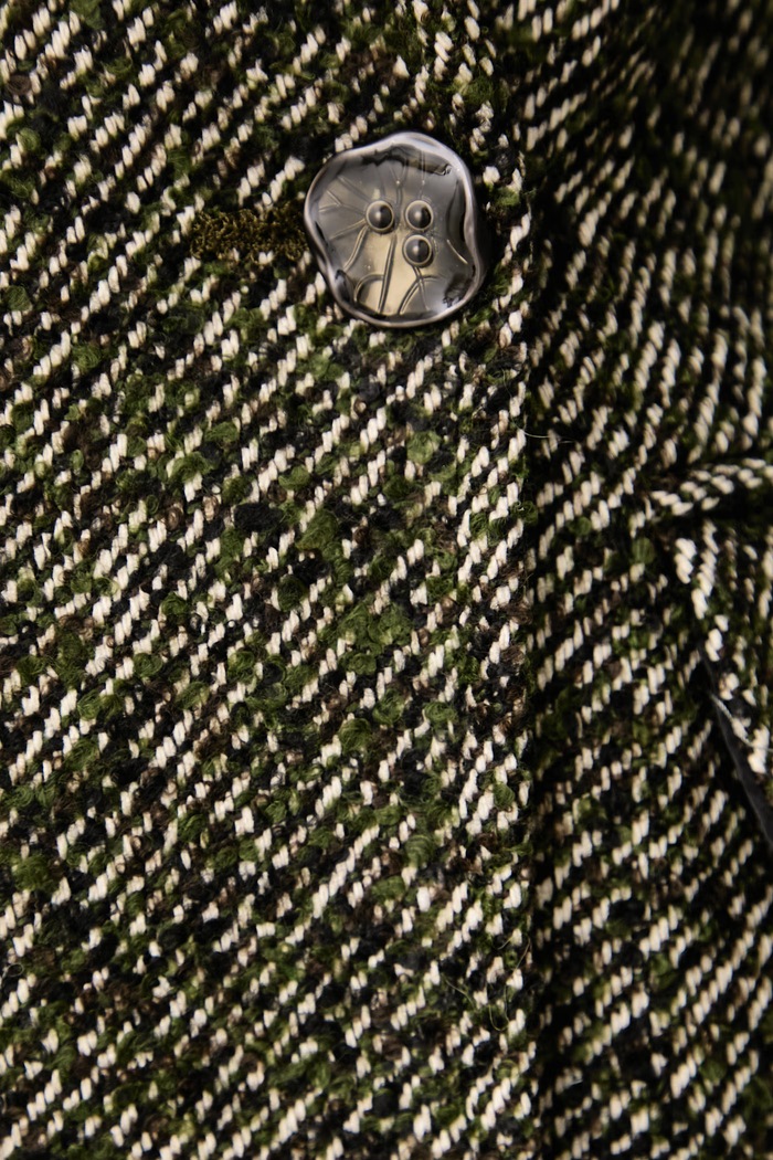 Płaszcz damski Fracomina zielony FS26WC1002W857F7